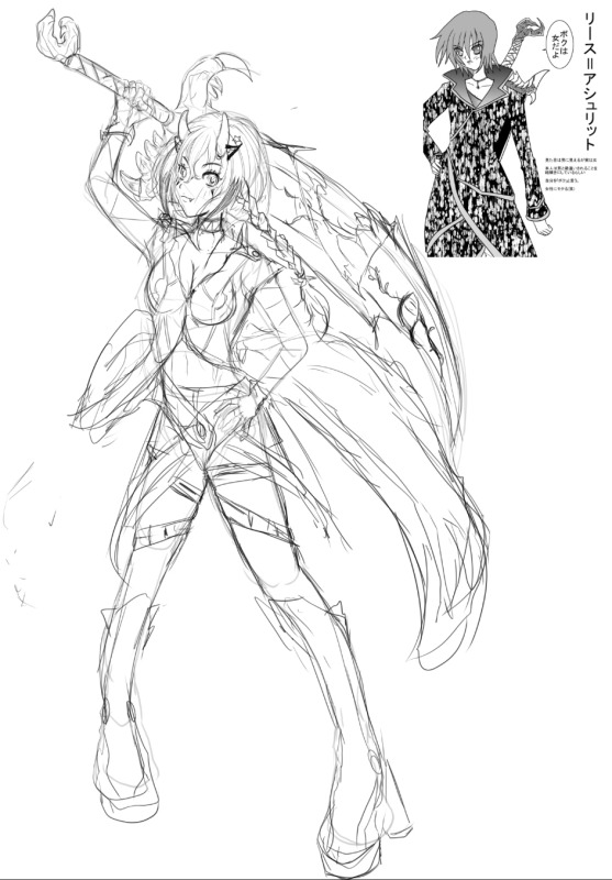 昔の使ってキャラのデザイン見直し by BTドレス